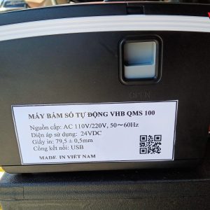 Thông số máy lấy số tự động QMS 100