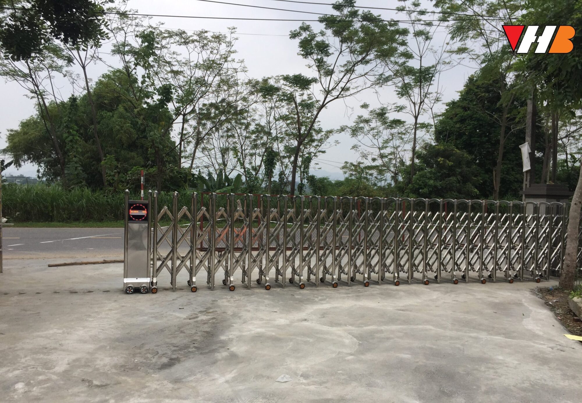 Cổng xếp điện