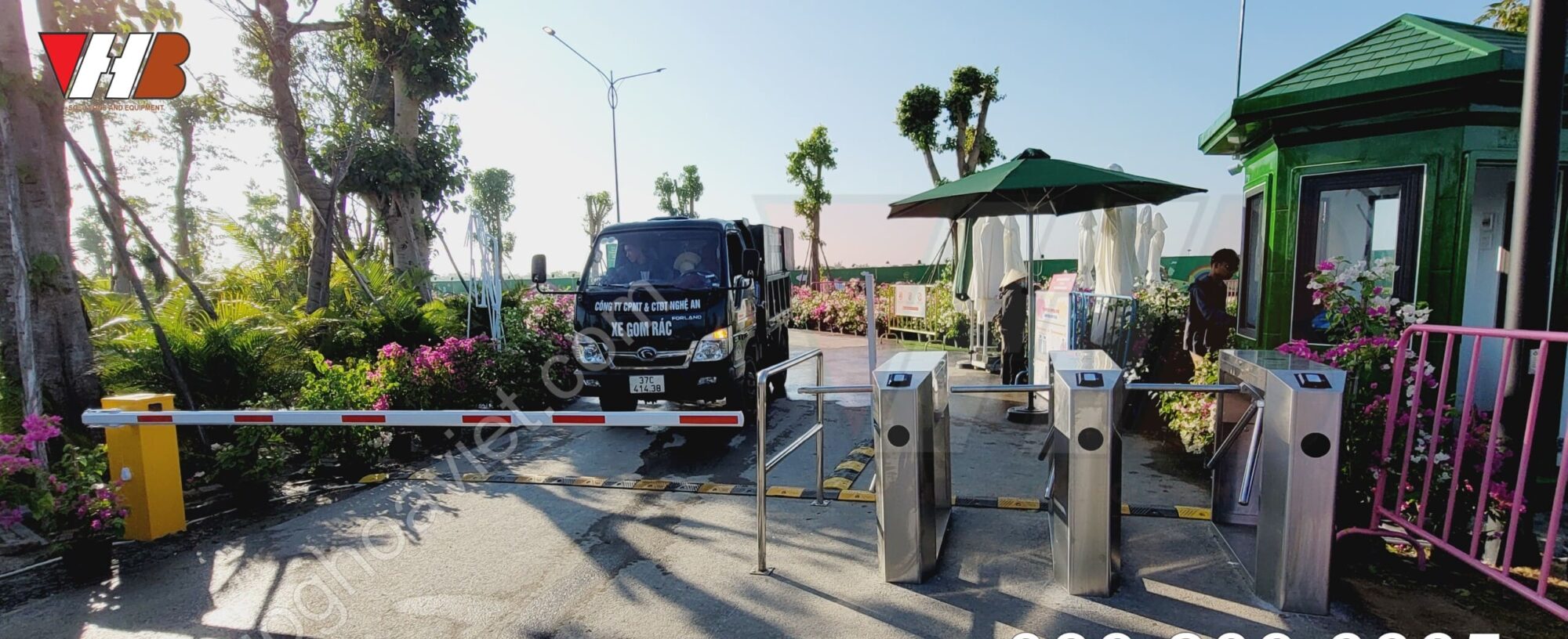 hệ thống kiểm soát ra vào khu nghỉ dưỡng tích hợp Qrcode