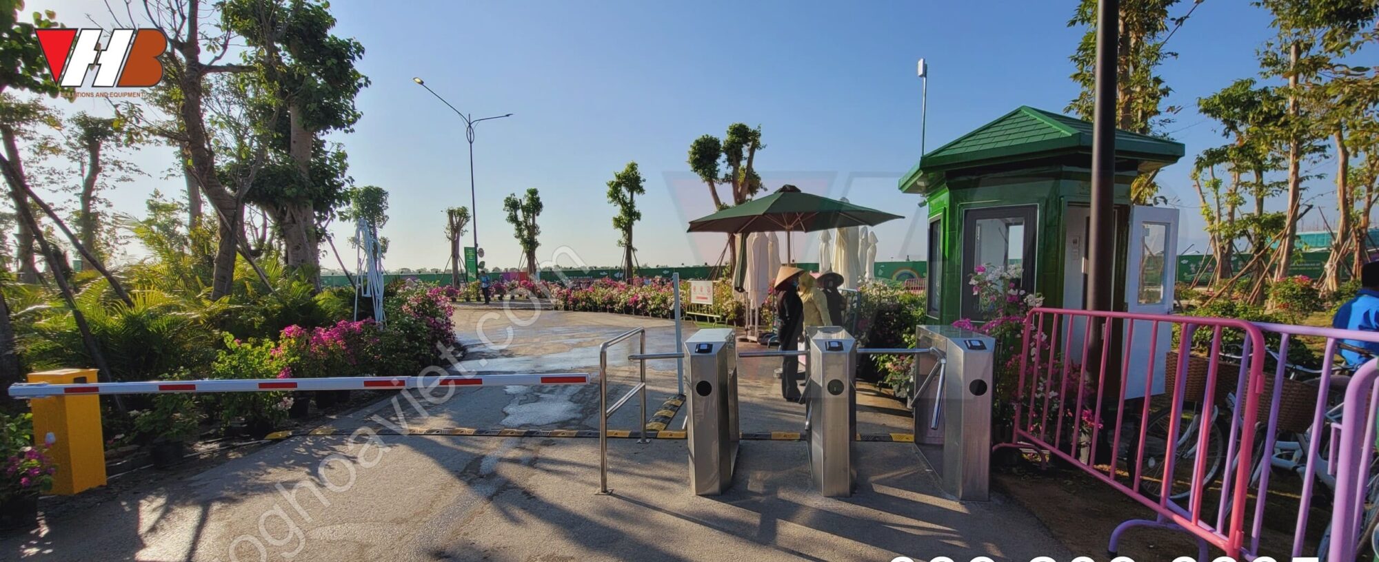 hệ thống kiểm soát ra vào khu nghỉ dưỡng tích hợp Qrcode