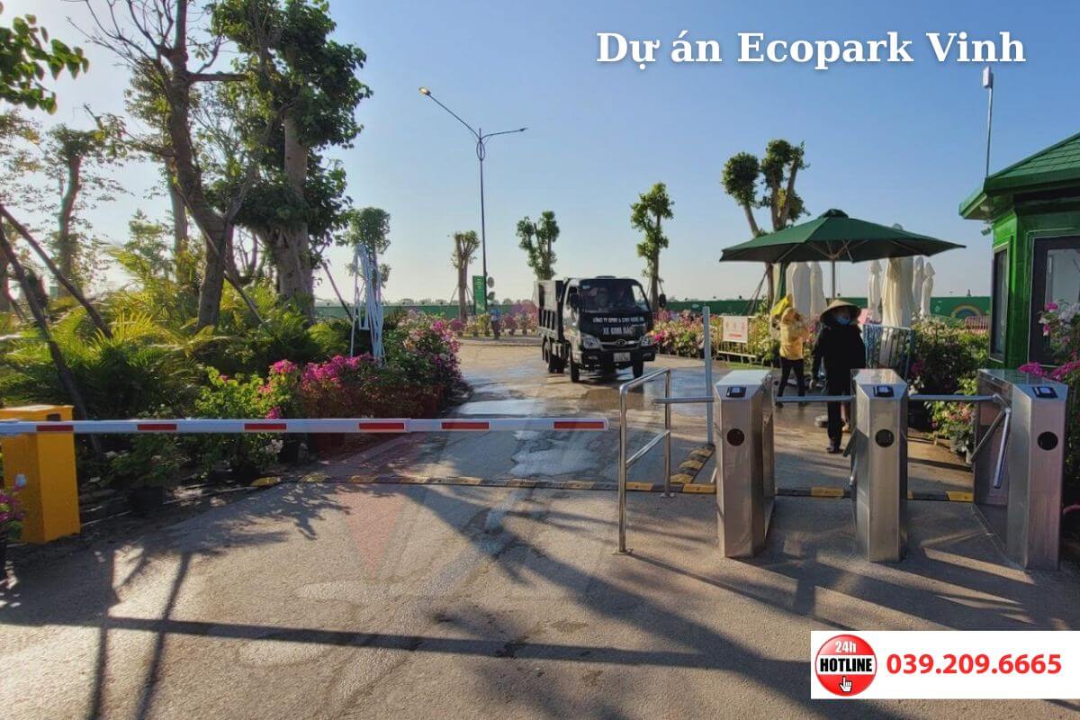hệ thóng cổng kiểm soát vé ra vào Ecopark Vinh - VHB