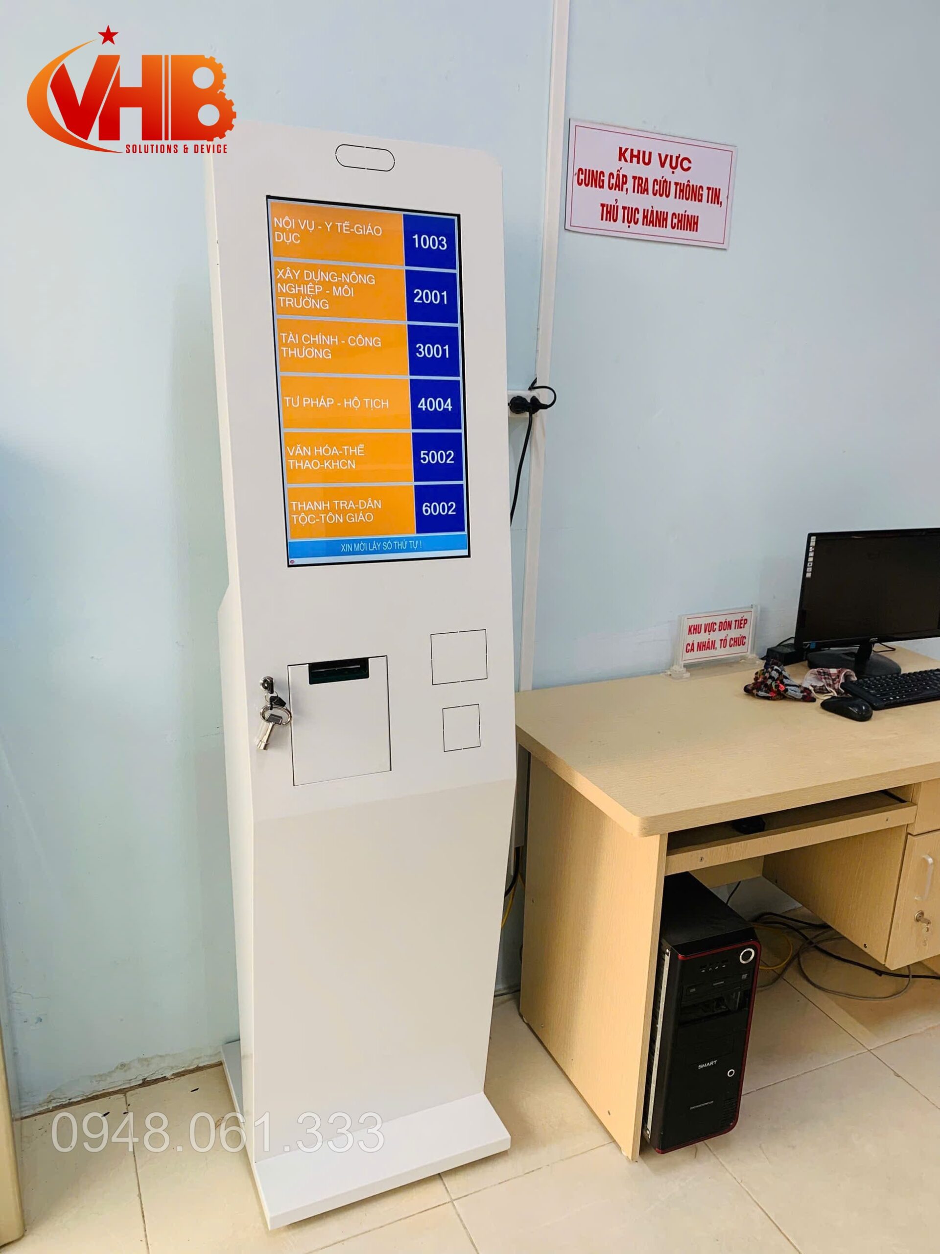 Hệ Thống Lấy Số Xếp Hàng Tại Phường Yên Dũng – Giải Pháp Hiện Đại Cho Hành Chính Công 4 KIOSK LẤY SỐ CHO PHƯỜNG YÊN DŨNG