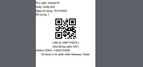 Kiểm soát vé QR Code