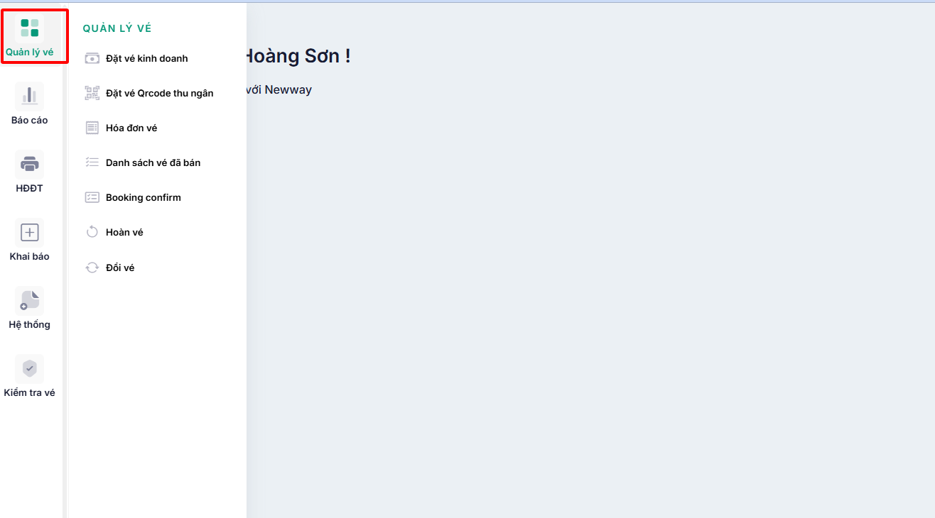 PHẦN MỀM SOÁT VÉ QR CODE 2 Quản lý vé - Quản lý bán vé dành cho nhân viên thao tác bán vé