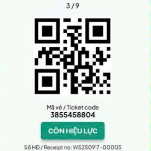 BÁN VÉ TỰ ĐỘNG BẰNG QR CODE 8 THÔNG TIN VÉ RA VÀO BẰNG QRCODE