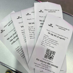 Mẫu vé ra vào cửa khu xem phim