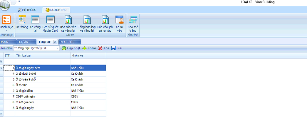 Phần Mềm Quản Lý Phương Tiện – Theo Dõi & Báo Cáo Thông Minh 4 Phần quản lý phương tiện đăng ký trong bãi xe