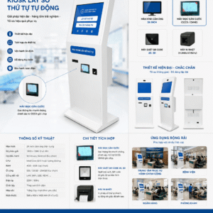 Máy kiosk check thẻ thẻ từ thông tin tự động